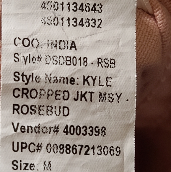 NWT - PINK DENIM JACKET BY SANCTUARY - Picture 11 of 16